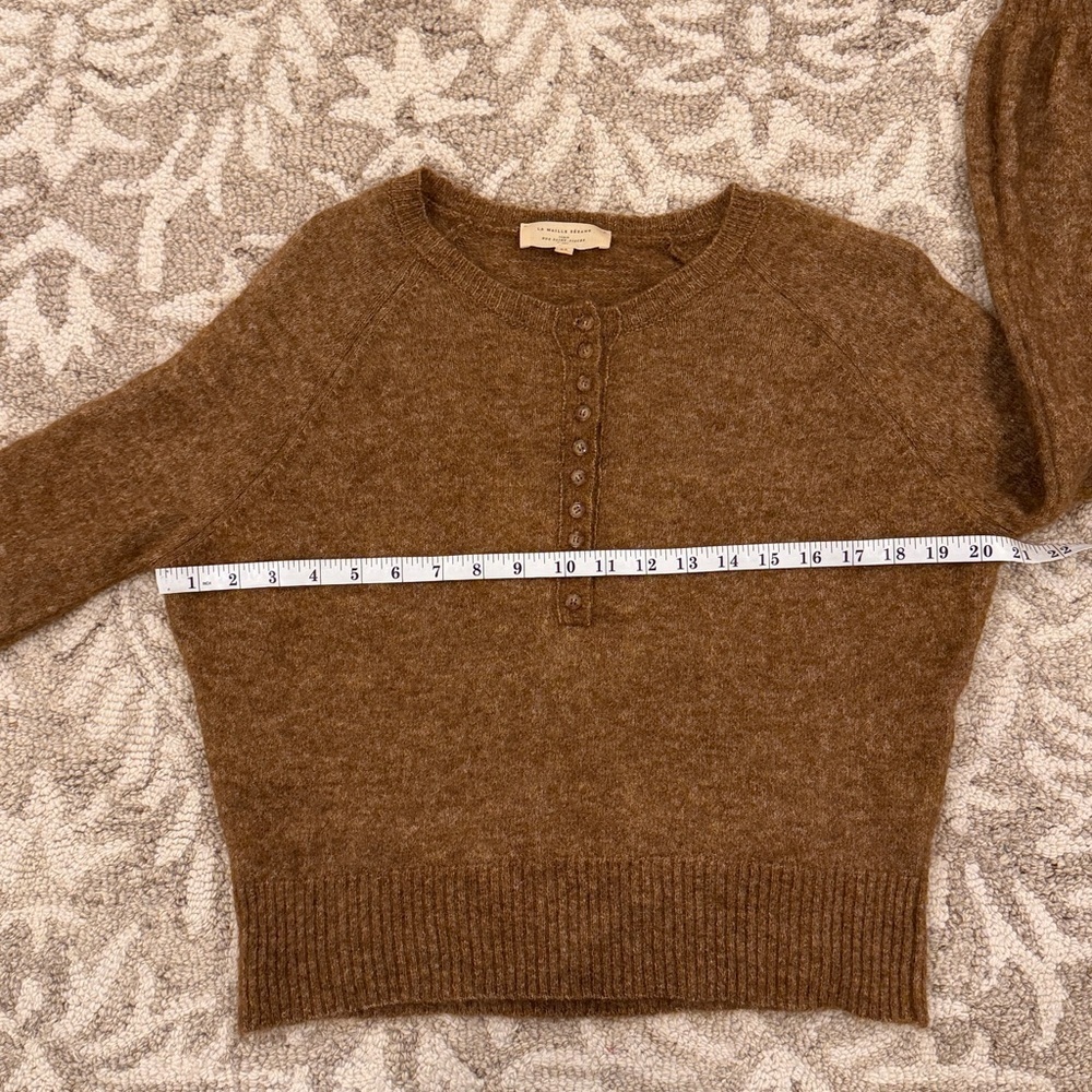 Sezane Leon Jumper Brown Women's Sweater - Picture 7 of 10